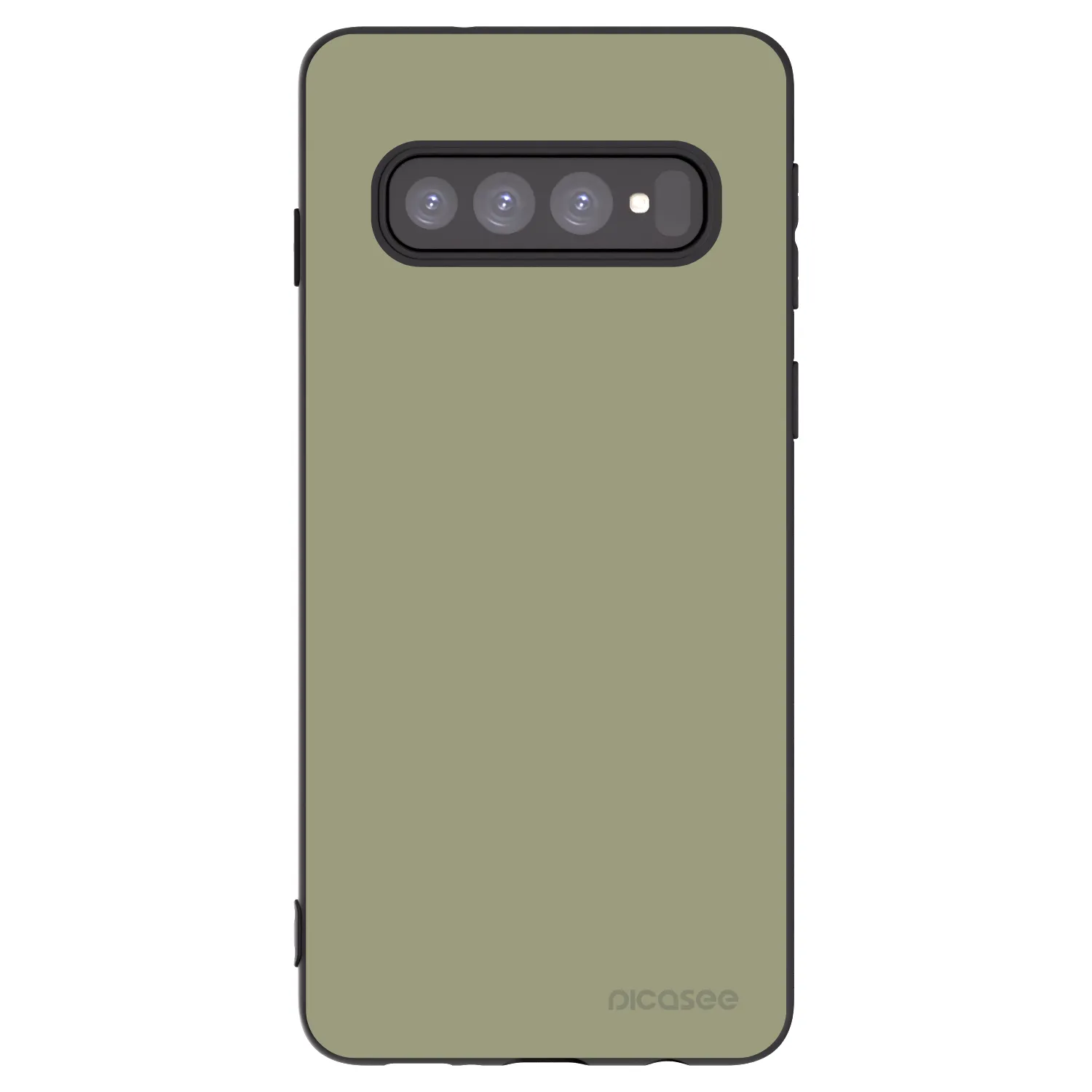 Picasee Μαύρη θήκη σιλικόνης για Samsung Galaxy S10 G973 - Dewy Dawn