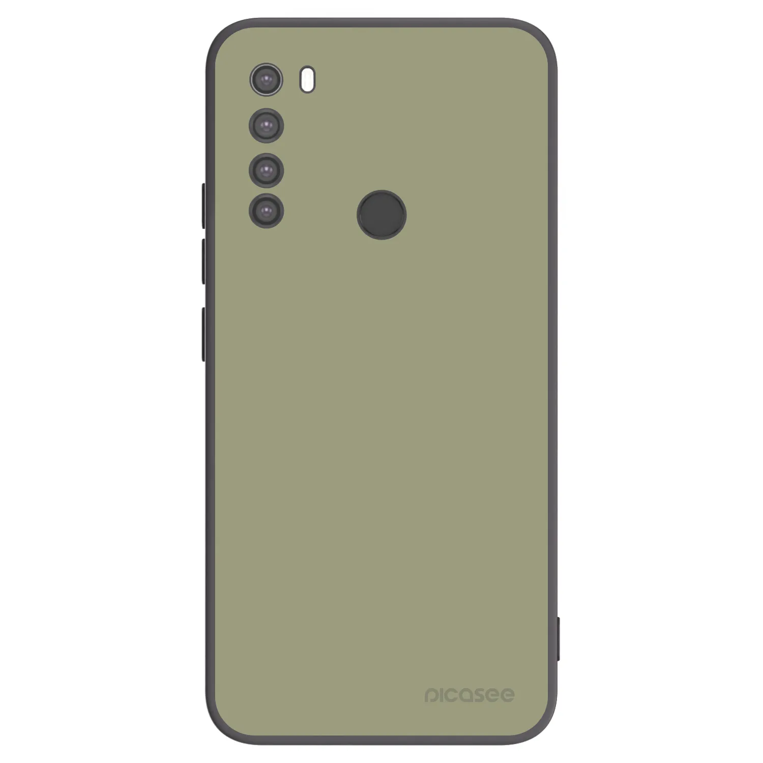 Picasee Μαύρη θήκη σιλικόνης για Xiaomi Redmi Note 8 - Dewy Dawn