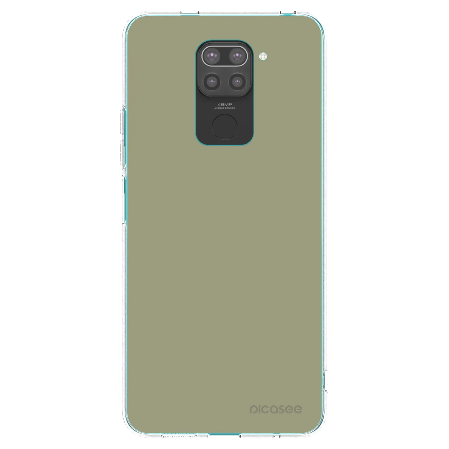 Picasee Μαύρη θήκη σιλικόνης για Xiaomi Redmi Note 9 - Dewy Dawn