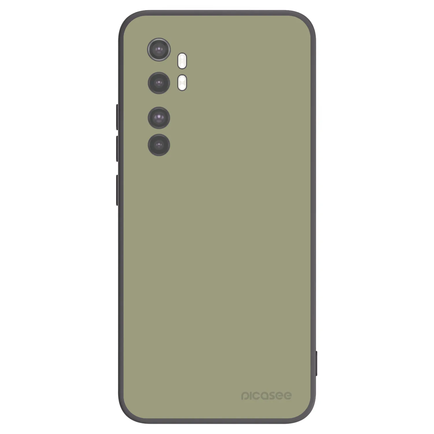 Picasee Μαύρη θήκη σιλικόνης για Xiaomi Mi Note 10 Lite - Dewy Dawn