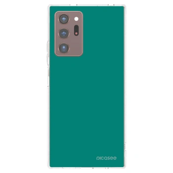 Picasee διαφανής θήκη σιλικόνης Samsung Galaxy Note 20 Ultra - Emerald Mist