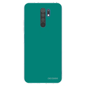 Picasee διαφανής θήκη σιλικόνης Xiaomi Redmi 9 - Emerald Mist