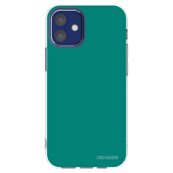Picasee διαφανής θήκη σιλικόνης Apple iPhone 12 mini - Emerald Mist