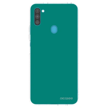 Picasee διαφανής θήκη σιλικόνης Samsung Galaxy M11 - Emerald Mist