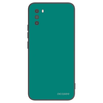 Picasee Μαύρη θήκη σιλικόνης για Xiaomi Poco M3 - Emerald Mist