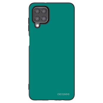 Picasee Μαύρη θήκη σιλικόνης για Samsung Galaxy A12 A125F - Emerald Mist