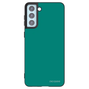 Picasee Μαύρη θήκη σιλικόνης για Samsung Galaxy S21+ 5G G996F - Emerald Mist