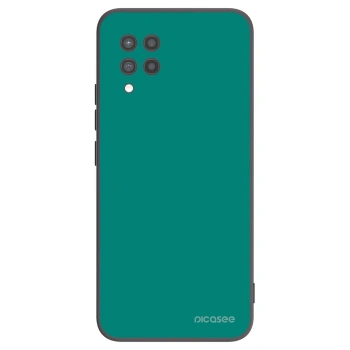 Picasee Μαύρη θήκη σιλικόνης για Samsung Galaxy A42 A426B - Emerald Mist