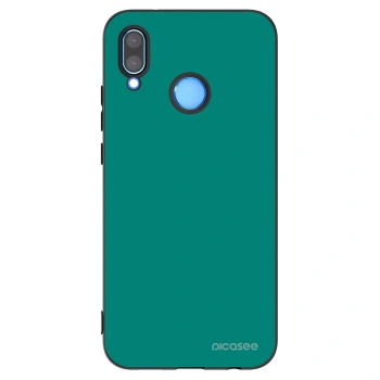 Picasee Μαύρη θήκη σιλικόνης για Huawei P20 Lite - Emerald Mist
