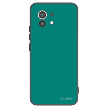 Picasee Μαύρη θήκη σιλικόνης για Xiaomi Mi 11 - Emerald Mist