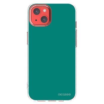 Picasee διαφανής θήκη σιλικόνης Apple iPhone 13 - Emerald Mist