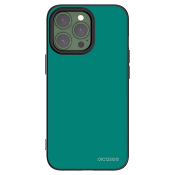 Picasee Μαύρη θήκη σιλικόνης για Apple iPhone 13 Pro - Emerald Mist