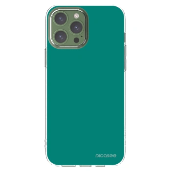 Picasee διαφανής θήκη σιλικόνης Apple iPhone 13 Pro Max - Emerald Mist