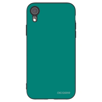 Picasee Μαύρη θήκη σιλικόνης για Apple iPhone 6 Plus/6S Plus - Emerald Mist