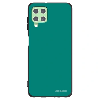 Picasee Μαύρη θήκη σιλικόνης για Samsung Galaxy A22 A225F 4G - Emerald Mist