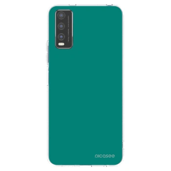 Picasee διαφανής θήκη σιλικόνης Vivo Y20s - Emerald Mist