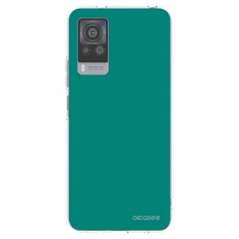 Picasee διαφανής θήκη σιλικόνης Vivo X60 Pro 5G - Emerald Mist