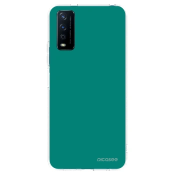 Picasee διαφανής θήκη σιλικόνης Vivo Y11s - Emerald Mist