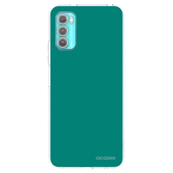 Picasee διαφανής θήκη σιλικόνης Motorola Moto G60 - Emerald Mist