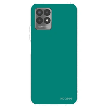 Picasee διαφανής θήκη σιλικόνης Realme 8i - Emerald Mist