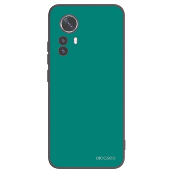 Picasee Μαύρη θήκη σιλικόνης για Xiaomi 12 Pro - Emerald Mist