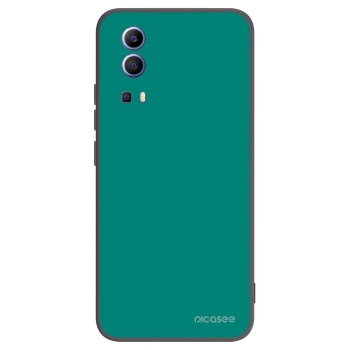 Picasee Μαύρη θήκη σιλικόνης για Vivo Y52 5G - Emerald Mist