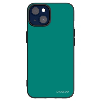 Picasee Μαύρη θήκη σιλικόνης για Apple iPhone 14 - Emerald Mist