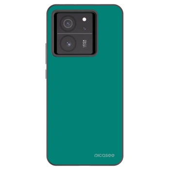Picasee Μαύρη θήκη σιλικόνης για Xiaomi 13T Pro - Emerald Mist