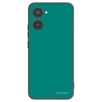 Picasee Μαύρη θήκη σιλικόνης για Realme 10 4G - Emerald Mist