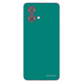 Picasee διαφανής θήκη σιλικόνης Motorola Moto G84 5G - Emerald Mist