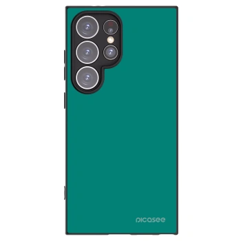 Picasee Μαύρη θήκη σιλικόνης για Samsung Galaxy S24 Ultra S928B 5G - Emerald Mist