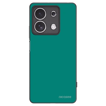 Picasee Μαύρη θήκη σιλικόνης για Xiaomi Redmi Note 13 4G - Emerald Mist