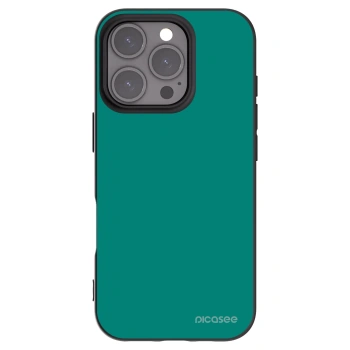 Picasee Μαύρη θήκη σιλικόνης για Apple iPhone 16 Pro - Emerald Mist