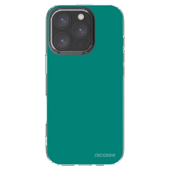 Picasee διαφανής θήκη σιλικόνης Apple iPhone 16 Pro - Emerald Mist