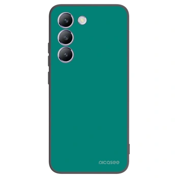 Picasee Μαύρη θήκη σιλικόνης για Vivo V40 SE 5G - Emerald Mist