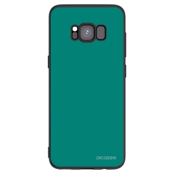 Picasee Μαύρη θήκη σιλικόνης για Samsung Galaxy S8 G950F - Emerald Mist