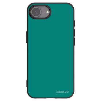 Picasee Μαύρη θήκη σιλικόνης για Apple iPhone 16e - Emerald Mist