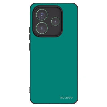 Picasee Μαύρη θήκη σιλικόνης για Xiaomi Redmi Note 14 5G - Emerald Mist