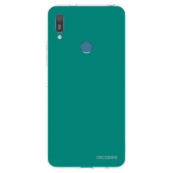 Picasee διαφανής θήκη σιλικόνης Huawei Y7 2019 - Emerald Mist
