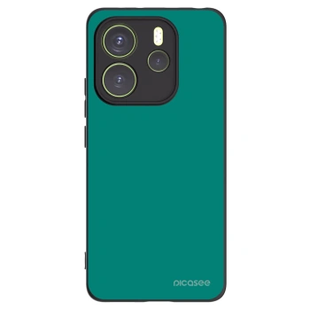 Picasee Μαύρη θήκη σιλικόνης για Xiaomi Redmi Note 14 4G - Emerald Mist