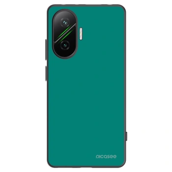 Picasee Μαύρη θήκη σιλικόνης για Xiaomi Poco F7 Pro 5G - Emerald Mist