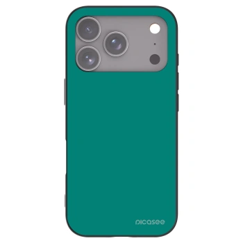 Picasee Μαύρη θήκη σιλικόνης για Apple iPhone 17 Pro - Emerald Mist
