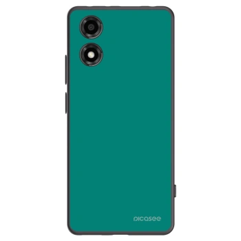 Picasee Μαύρη θήκη σιλικόνης για Motorola Moto E14 - Emerald Mist