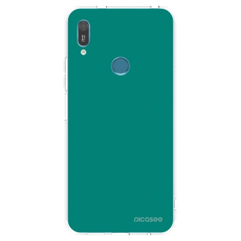 Picasee διαφανής θήκη σιλικόνης Huawei Y6 2019 - Emerald Mist