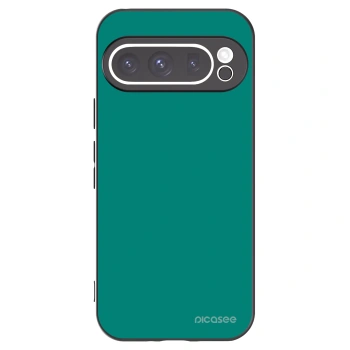 Picasee Μαύρη θήκη σιλικόνης για Google Pixel 9 Pro XL - Emerald Mist