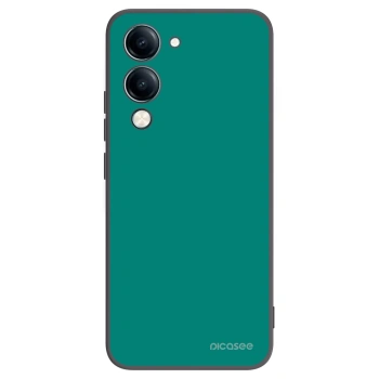Picasee Μαύρη θήκη σιλικόνης για Vivo Y29s 5G - Emerald Mist