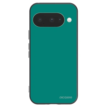 Picasee Μαύρη θήκη σιλικόνης για Google Pixel 10 - Emerald Mist