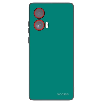 Picasee Μαύρη θήκη σιλικόνης για Motorola Edge 50 Fusion - Emerald Mist