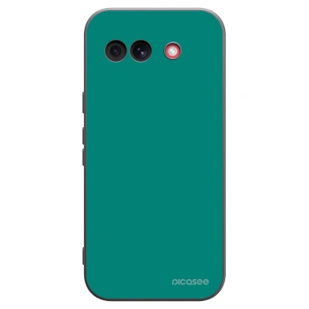 Picasee Μαύρη θήκη σιλικόνης για Google Pixel 10a - Emerald Mist