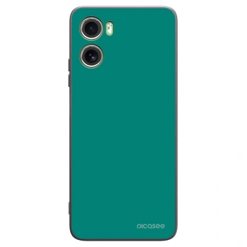 Picasee Μαύρη θήκη σιλικόνης για Motorola Moto G06 - Emerald Mist